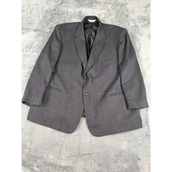 Men’s 50S Pronto Uomo 100% Lambswool Gray Blazer Sport Coat – Excellent - Picture 1 of 11